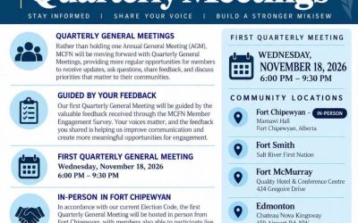 Introducting: Mikisew Cree First Nation Quarterly Meetings 2026
